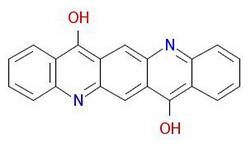 Struktur pigmen-violet-19-Molekular